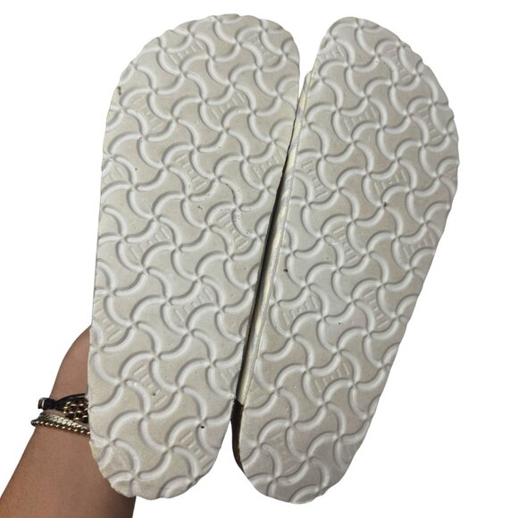 Viking Banff Three-Strap Comfort Sandals – Zebra Print White/Pearl – Size 40 / U - Picture 4 of 13
